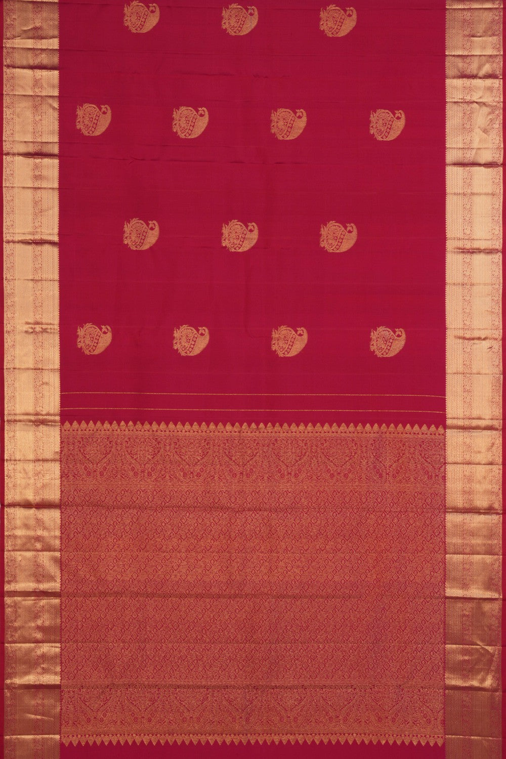 Image of Pink Kanchi Silk Saree